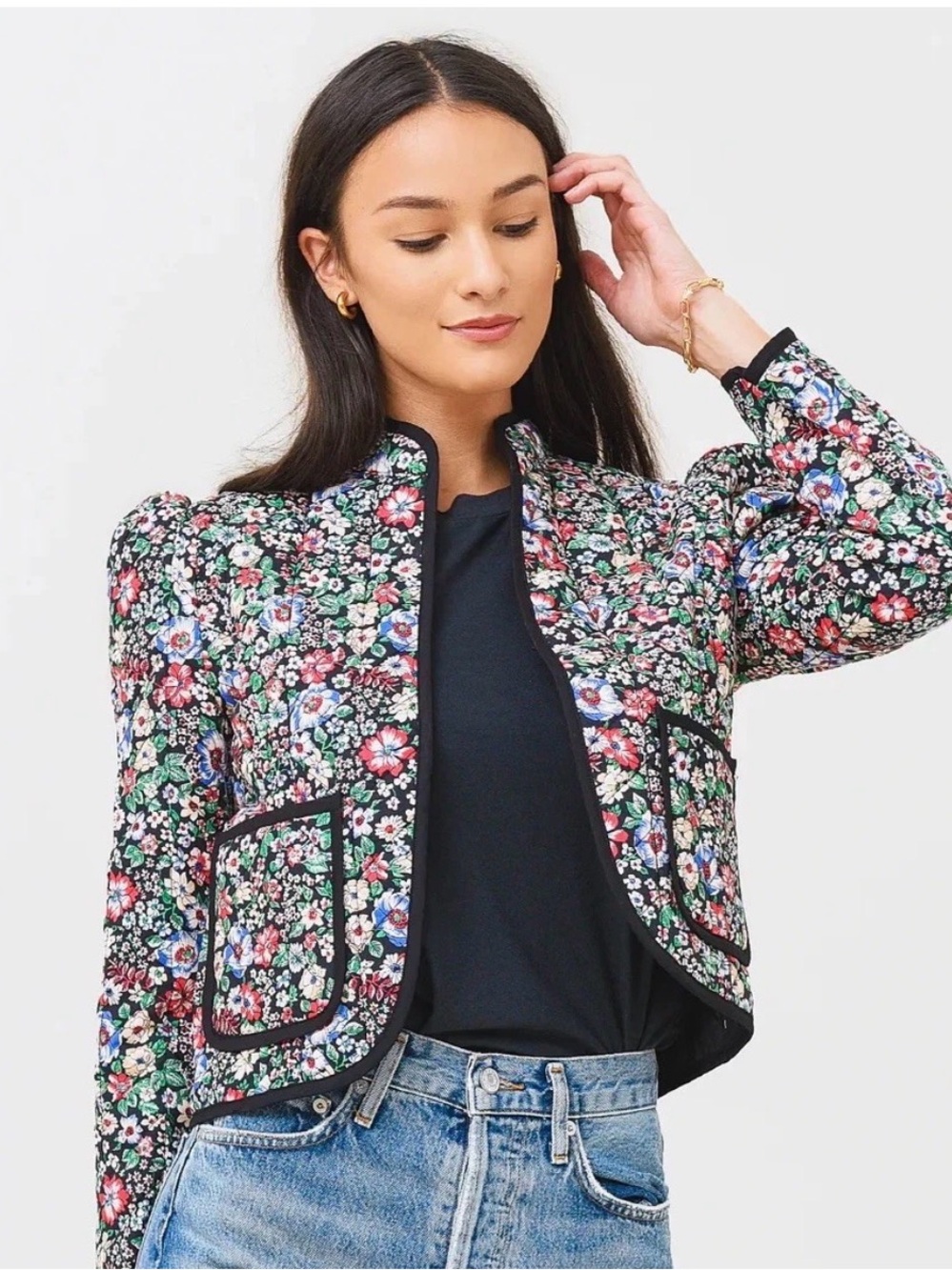 NWT Hunter Bell Leland Quilted Jacket